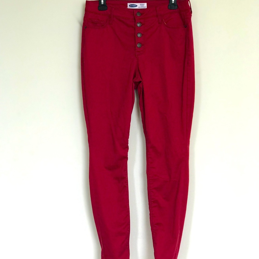 Old Navy Red Women's Jeggings